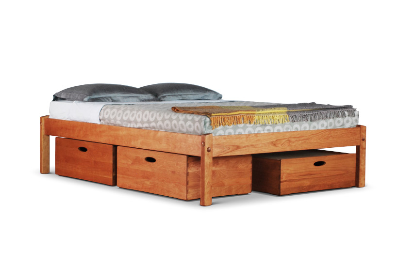 Turtle Bay Platform Bed With Storage, Twin Platform Bed With Storage No Headboard