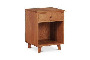 Claver One Drawer Nightstand in cherry