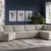 American Leather Gaines Sectional Closed