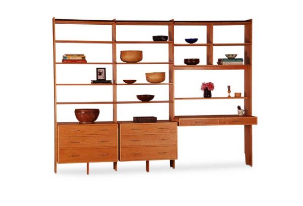 Bedroom Wall Unit in cherry
