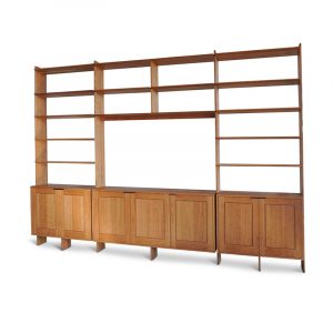 Cherry Wall Unit With Base Cabinets in Cherry
