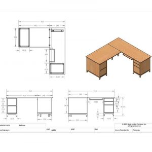 Corner Workstation Schematic