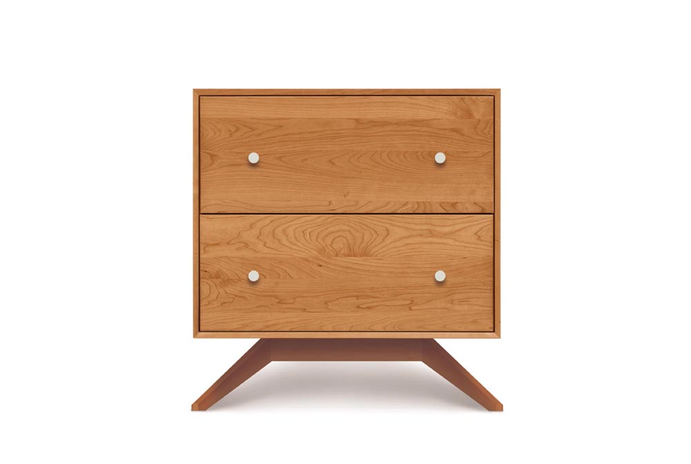 Astrid Two Drawer Nightstand by Copeland Furniture
