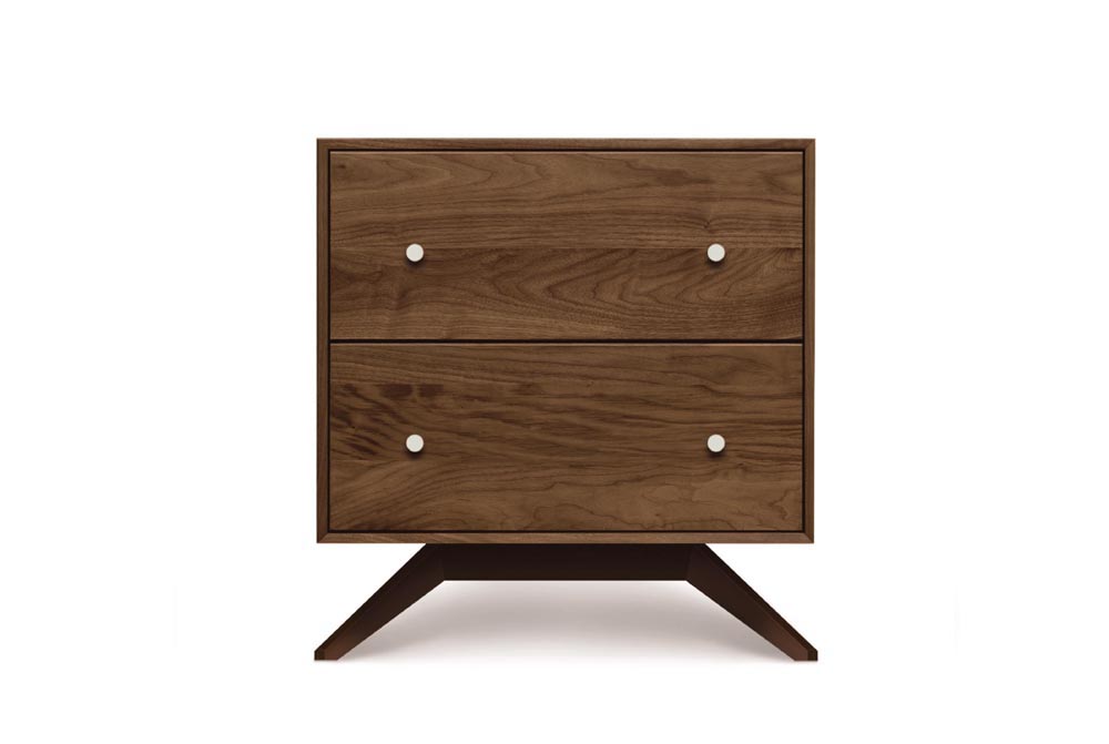 Astrid Two Drawer Nightstand by Copeland Furniture - Image 4