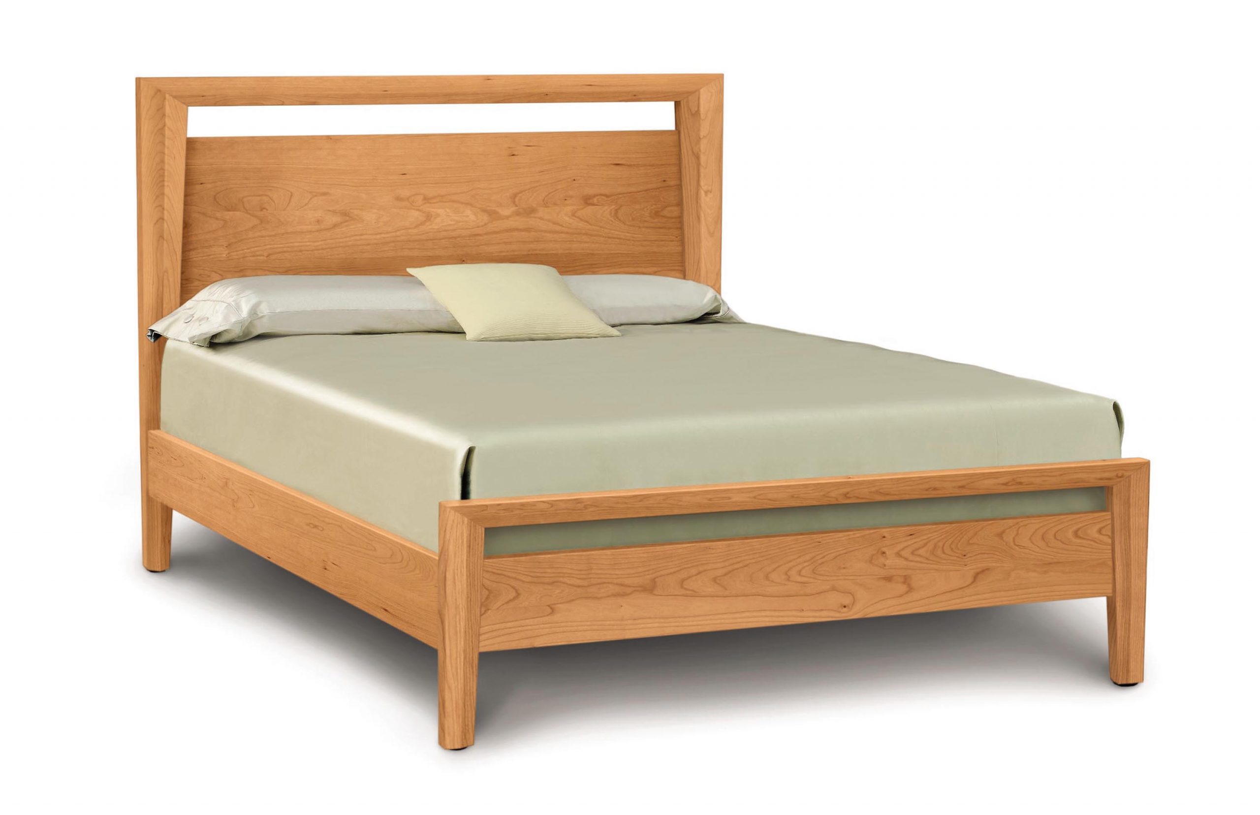 Mansfield Platform Bed with Tall Headboard by Copeland Furniture